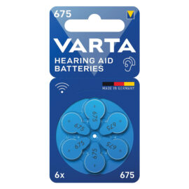 Pila per apparecchi acustici '675' pz 6 - 1,45 v Varta