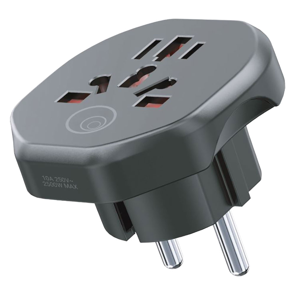 Adattatore internazionale da viaggio attacco spina multi paese Lostech