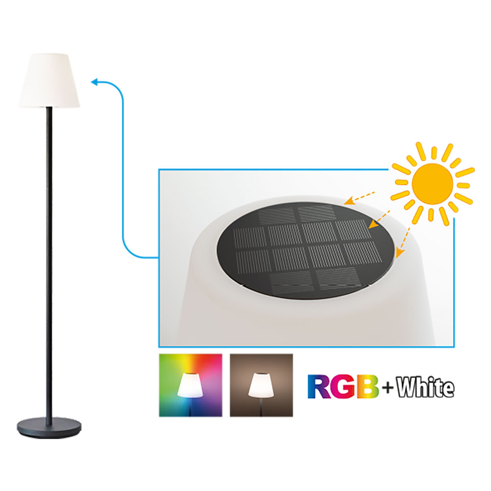 Lampada da pavimento ricaricabile ‘lsp150w’ 3 w Novaitalia