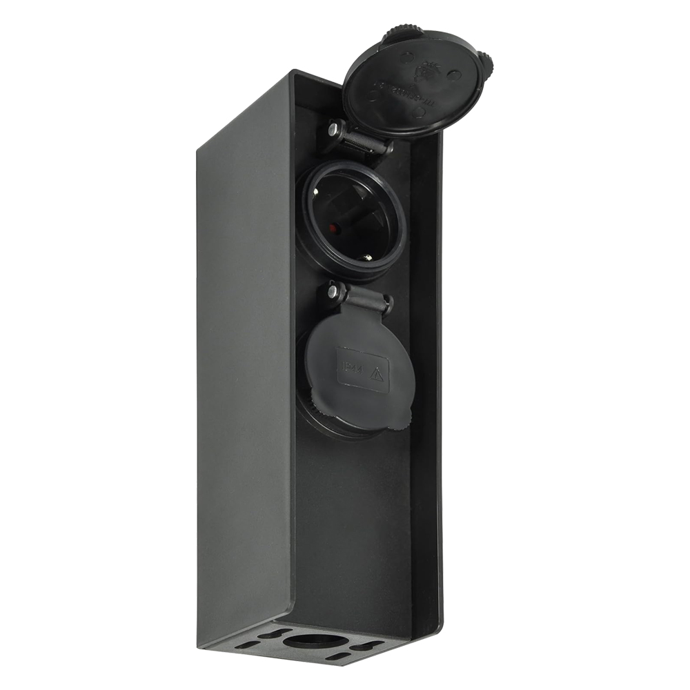 Torretta da giardino per connessioni esterne cm 23 x 6,8 x 7 – art.300190 Electraline