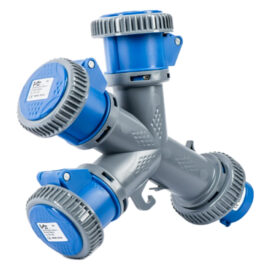 Adattatore industriale triplo 230v Vb