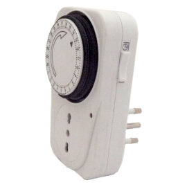 Presa temporizzata 'settimanale' spina + presa 10/16a Proxe