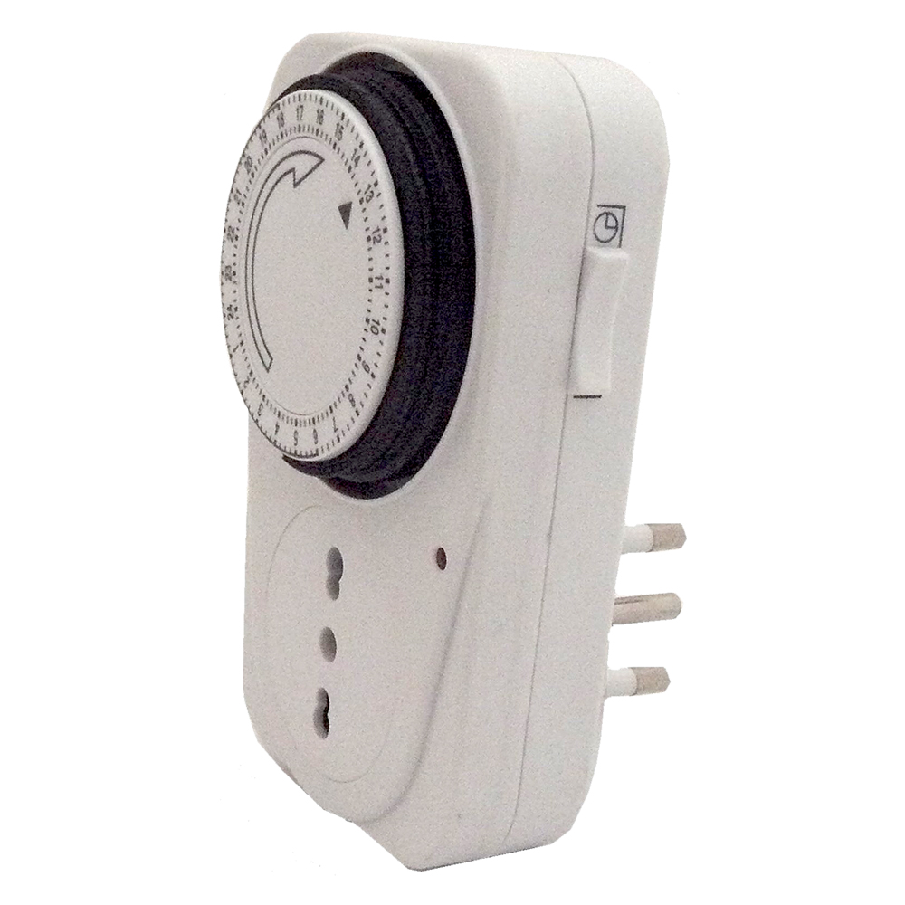 Presa temporizzata ‘settimanale’ spina + presa 10/16a Proxe