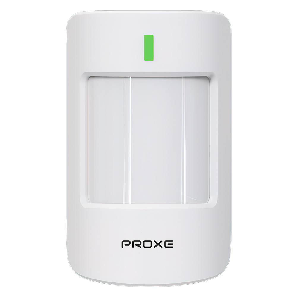 Sensore di movimento wireless per centralina allarme rilevamento 100° Proxe