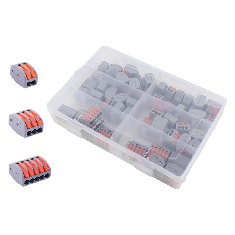 Morsetti innesto rapido per cavi totale 60 pezzi Novaitalia