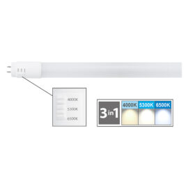Neon lineare in vetro a led cambia tono 24w = 140w - mm 1500 x Ø 26 Novaitalia