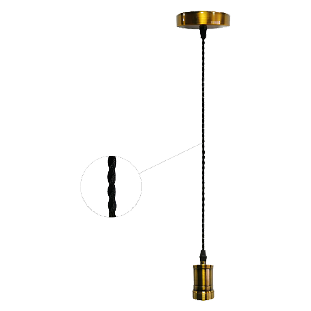 Lampadario in metallo ‘vintage ct100b’ colore ottone Novaitalia