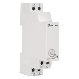 Rele' multifunzione da guida din 'smart tuya' contatto 1no (spst-no) Proxe