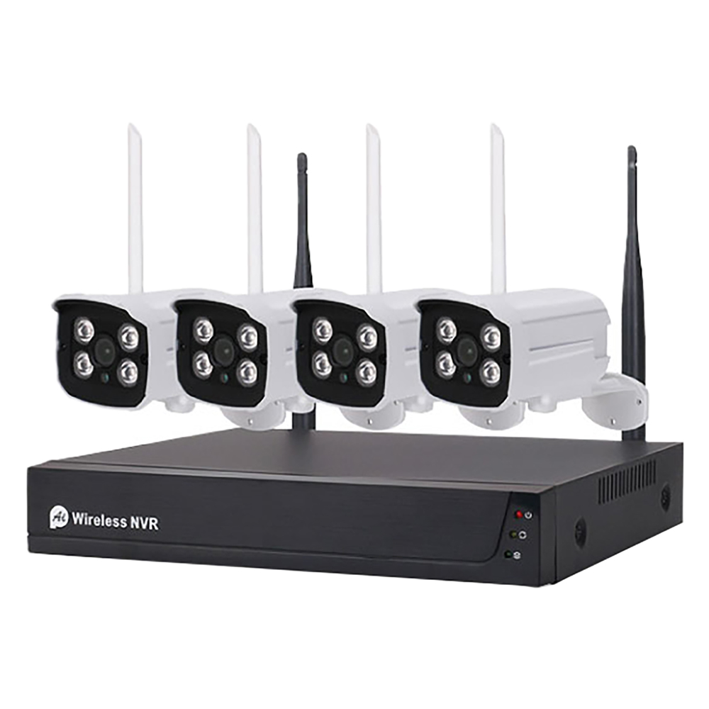 Kit videosorveglianza wireless ‘455050’ nvr wireless + 4 telecamere 3 mpx Proxe