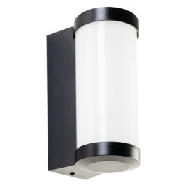 Applique led 'rollo' 3+3 w 425 lumen / 4000k - nero Sovil