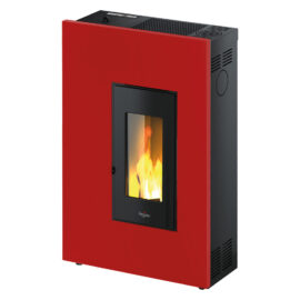 Stufa a pellet 'madison 5' 5,2 kw - colore rosso Pegaso