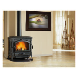 Stufa a legna 'isotta evo' 11,9 kw - colore nero antracite Nordica extraflame