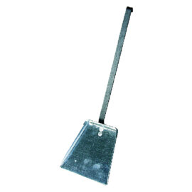 Paletta per camino in lamiera cm 12 x 16 - lunghezza totale cm 51 Senza marca