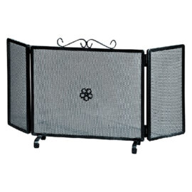 Parascintille '3 ante decorato' cm 90 - h 50 Mille