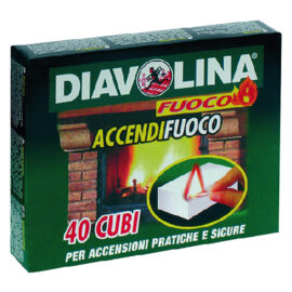 Diavolina 'accendifuoco' 40 cubi - art. 15300 Diavolina