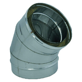Gomito doppia parete a 45° ø cm 20/25 Kasart