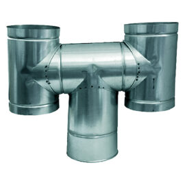 Fumaiolo ad 'h' antivento ø cm 20 Kasart