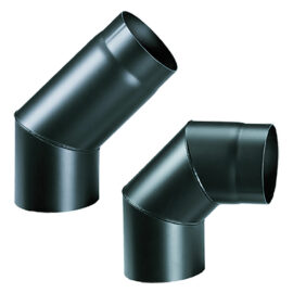 Gomito in acciaio ø cm 16 - 45° Kasart