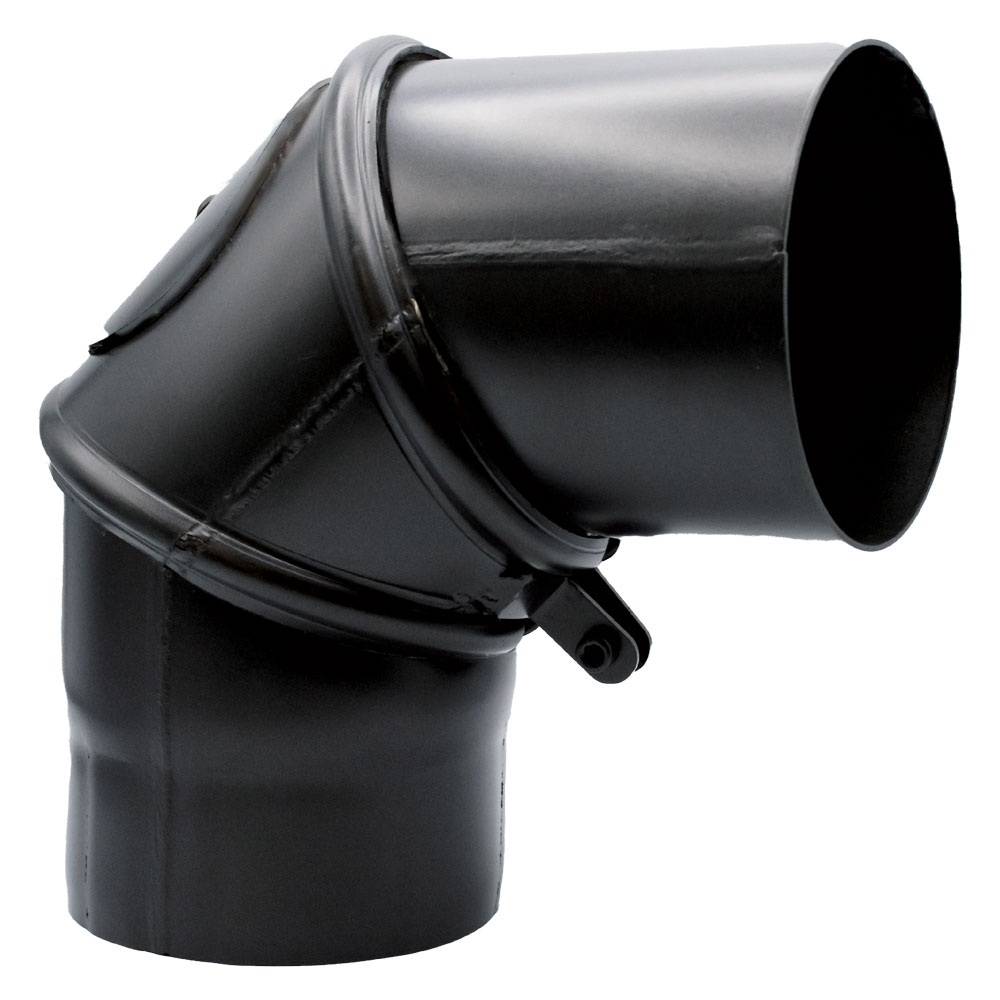 Gomito in acciaio orientabile ø cm 12 – 90° Kasart