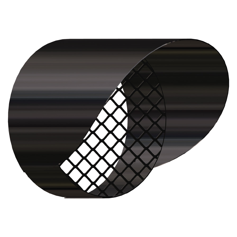 Tappo antipioggia grigliato Ø 80 – verniciato nero Kasart