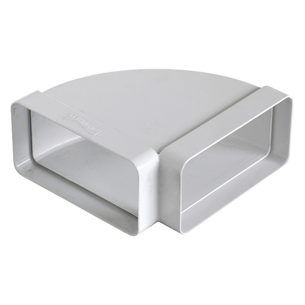 Curva per aerazione canalizzata mm.120×60 La ventilazione