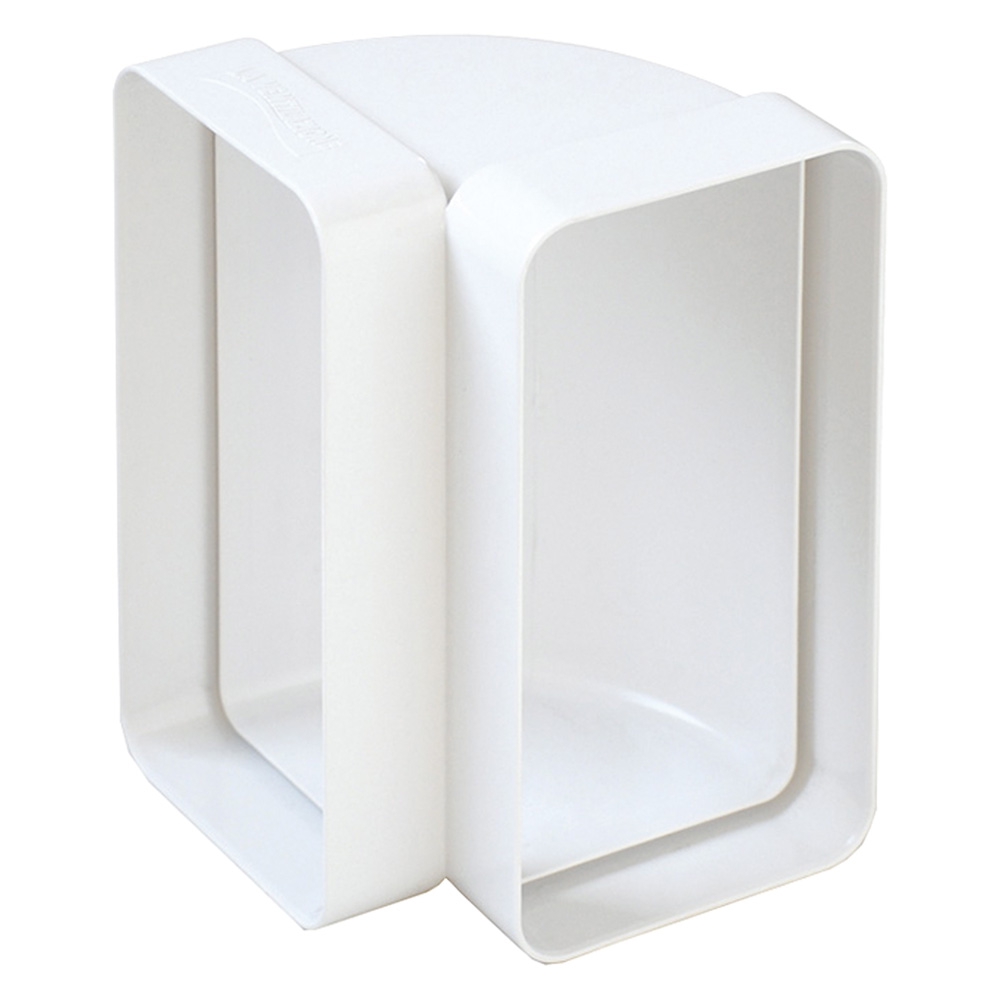 Curva per aerazione canalizzata mm.120×60 La ventilazione