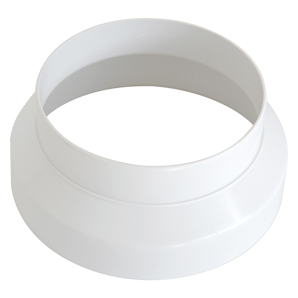 Riduzione per aerazione canalizzata Ø da 150 mm a 121 mm int.tubo La ventilazione