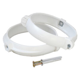 Coppia staffe fermatubo per aerazione canalizzata Ø mm. 100 La ventilazione