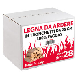 Legna di faggio da ardere 28 decimetri cubi - in scatola Kasart