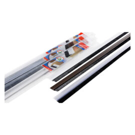 Paraspifferi sottoporta con spazzolino bianco Geko