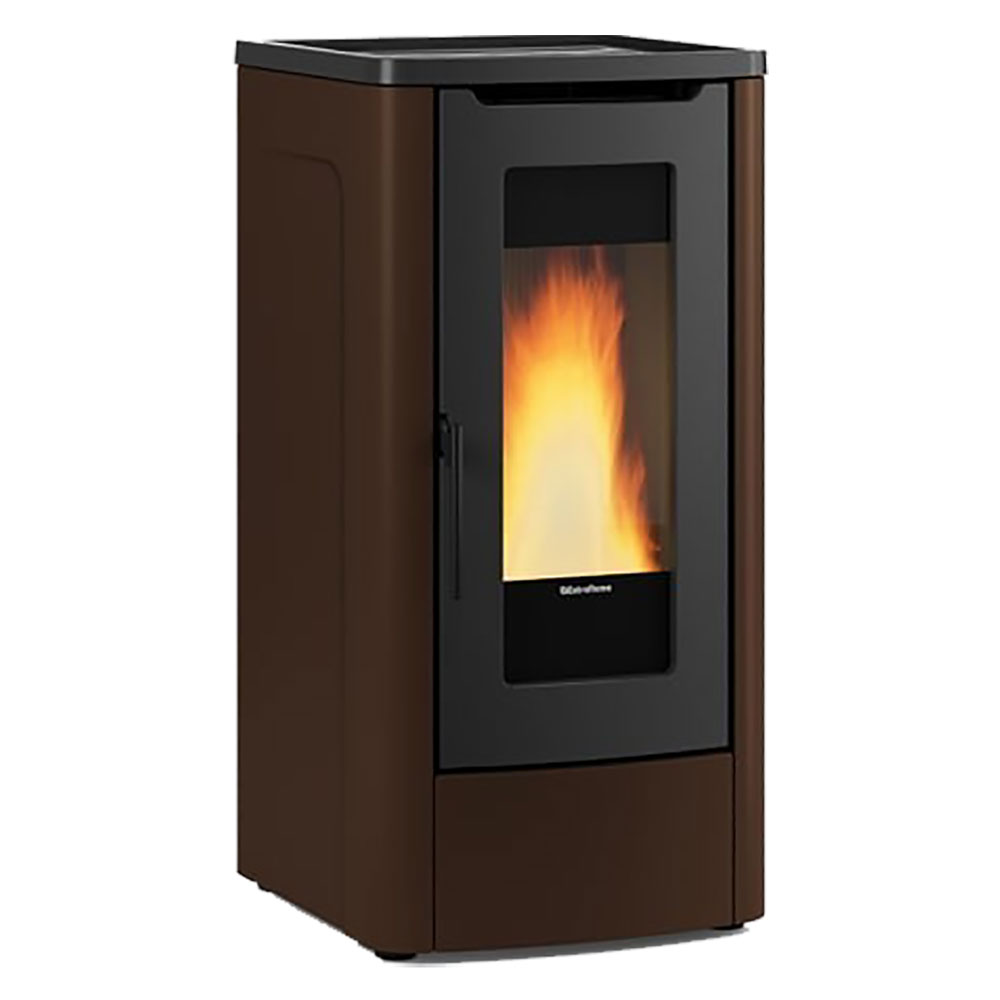 Stufa a pellet ‘dahiana vfs’ 10 kw – colore bordeaux Extraflame nordica