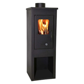 Stufa a legna 'era' 6,8 kw - colore nero Mille