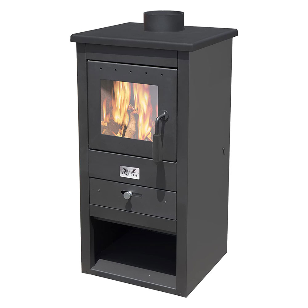 Stufa a legna ‘athena’ 13 kw – colore nero Mille