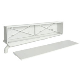 Cassetta scarico condensa 'starbox' cm 45 x 7 x 10,2 (lxpxh) La ventilazione