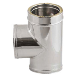 Raccordo doppia parete a 't' 90° ø cm  8/13 Kasart