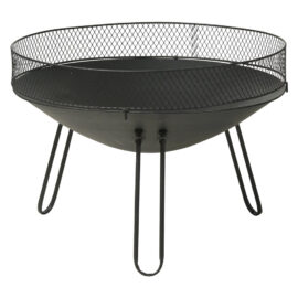 Braciere circolare in metallo con protezione Ø cm 60 x h.44 Senza marca