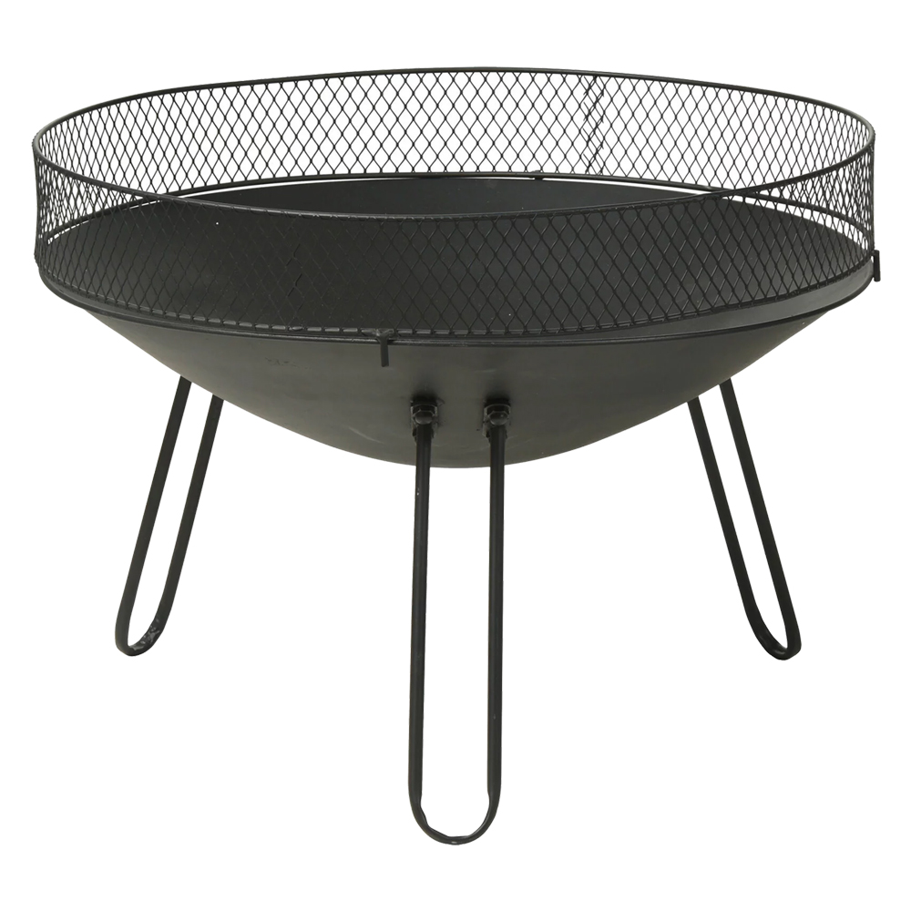 Braciere circolare in metallo con protezione Ø cm 60 x h.44 Senza marca