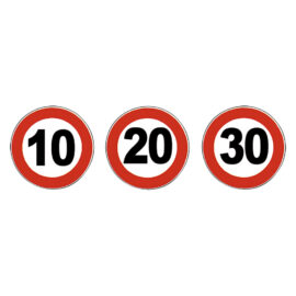 Segnale 'limite massimo di velocita'' fig. 50 km/h 30 Debverona