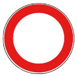 Segnale 'divieto di transito' fig. 46 Debverona