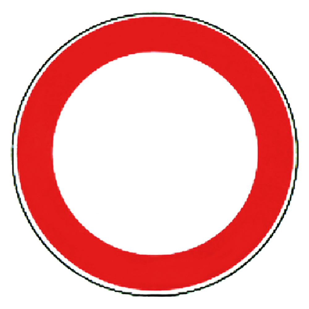 Segnale ‘divieto di transito’ fig. 46 Debverona