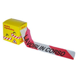 Nastro segnaletico 'lavori in corso' cm 7 x mt 200 Senza marca