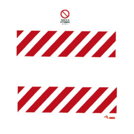 Cartello 'divieto di affissione' cm 180 x 98 Eurosignals