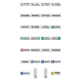 Etichetta segnaletica entrata Senza marca