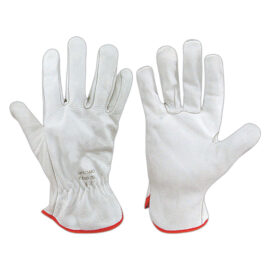 Guanti pelle fiore di bovino tg. 10 Senza marca