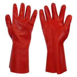 Guanti pvc impregnato 'standard' taglia unica Neri