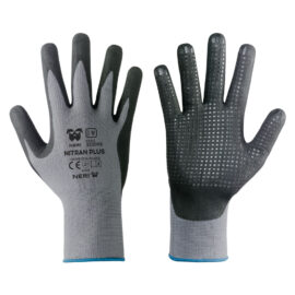 Guanti nylon / nitrile 'nitran plus' tg. 9 Neri