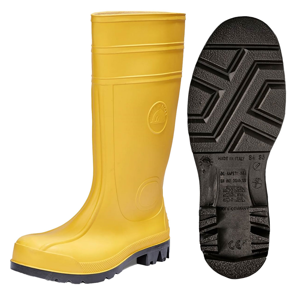Stivali antinfortunistica n. 39 – giallo Made in italy