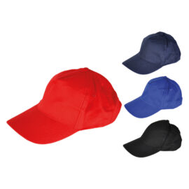 Berretto con chiusura regolabile col. nero Senza marca