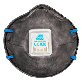 Maschera respiratoria serie 9000 con valvola 9922 - ff p2 3m