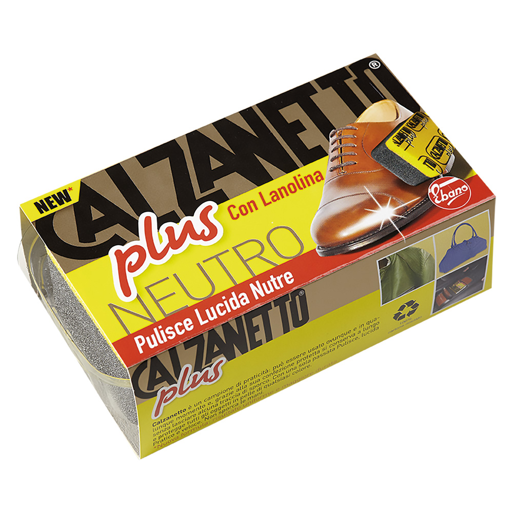 Spugna lucida scarpe ‘plus’ colore marrone Ebano